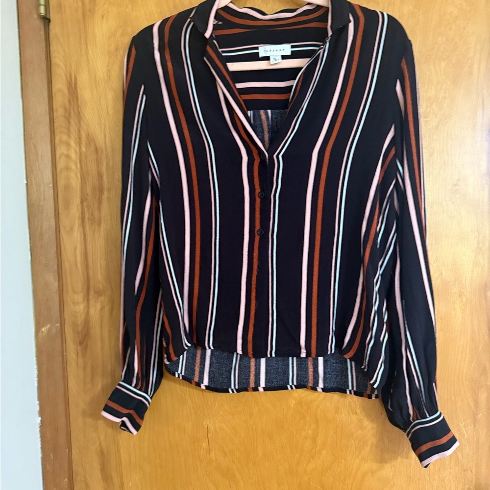 This Topshop blouse transitions effortlessly from office hours to after-hours.